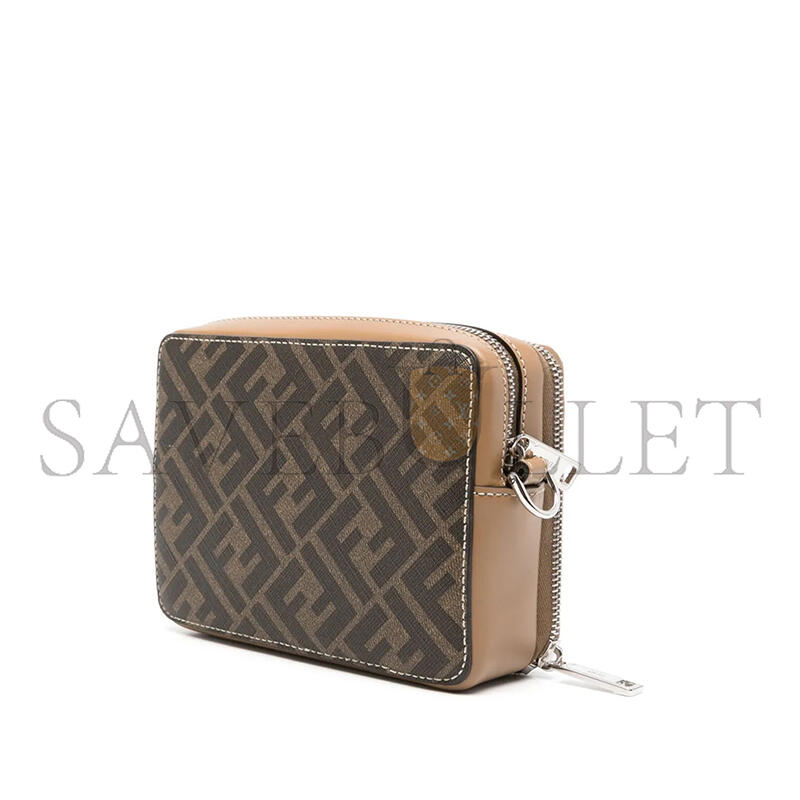 F**di ff organizer camera case beige 7m0357aff2f1hrm (17.5*14*6.5cm)